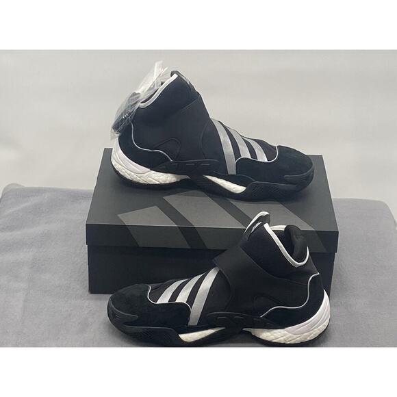 adidas Pharrell x Crazy BYW 0 To 60 HU Basketball Shoes Size 10 Core Black - Picture 3 of 5